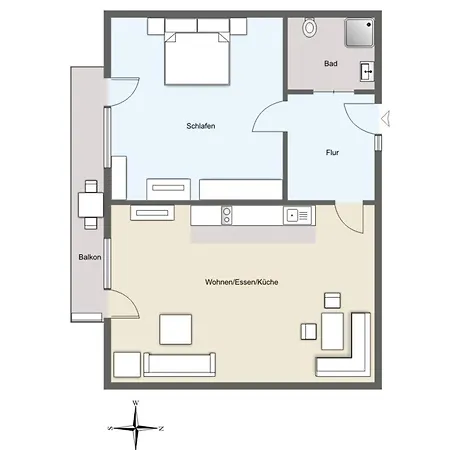 Lägenhet Appartementhaus Bracht - Puffin